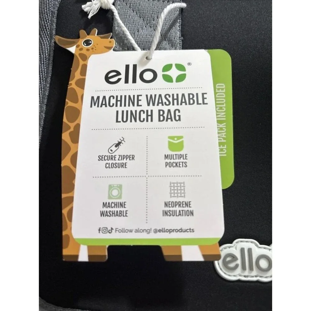 Machine washable lunch bag
